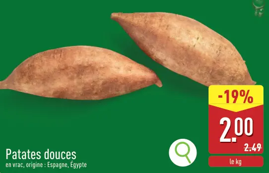 Offre: Patates douces
