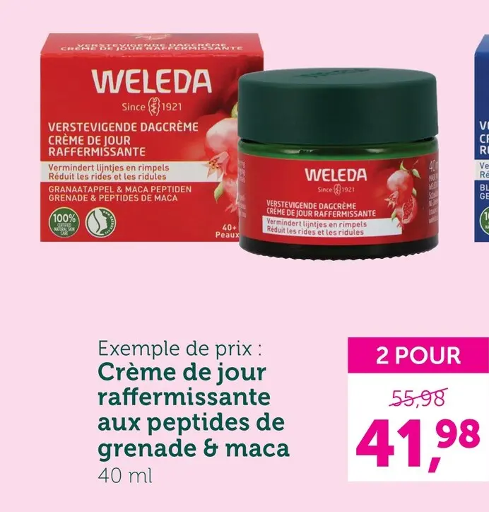 Offre: Crème de jour raffermissante aux peptides de 