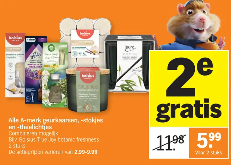 Promotie: Geurkaarsen, -stokjes en -theelichtjes