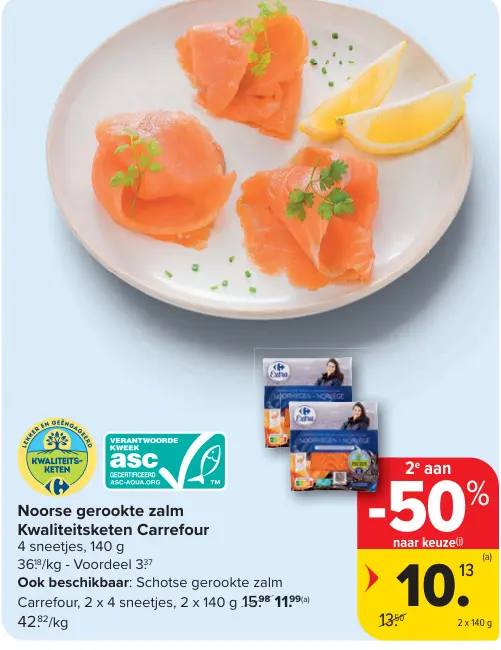 Promotie: Noorse gerookte zalm