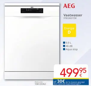 Aanbieding: Vaatwasser