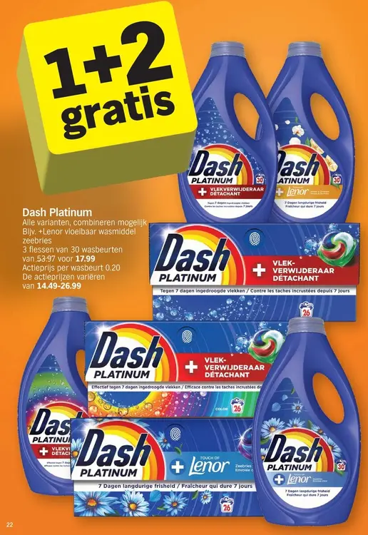 Promotie: Dash Platinum