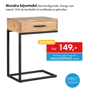 Aanbieding: Mundra bijzettafel