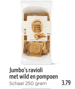 Aanbieding: Jumbo's ravioli met wild en pompoen