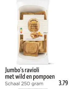 Aanbieding: Jumbo's ravioli met wild en pompoen