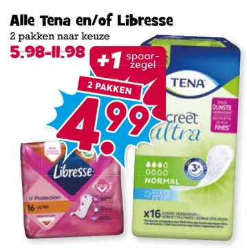 Aanbieding: Tena en/of Libresse