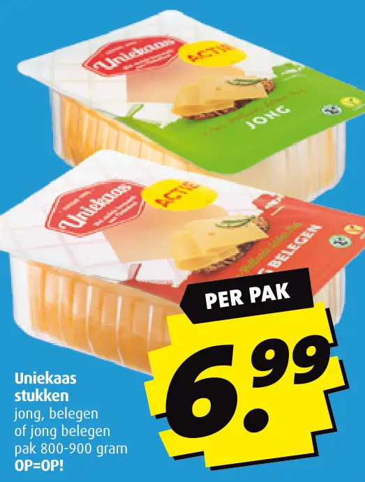 Aanbieding: Uniekaas stukken