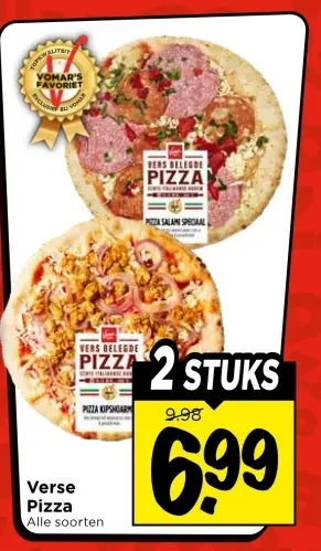 Aanbieding: Verse Pizza