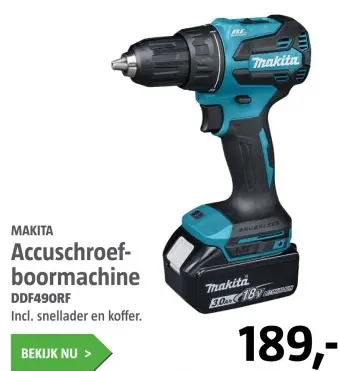 Aanbieding: Accuschroef-boormachine