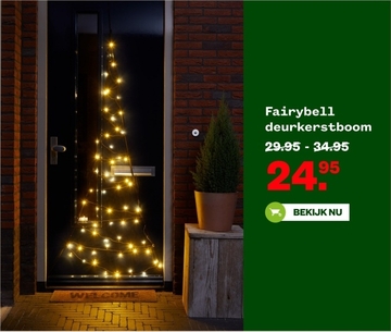 Aanbieding: Fairybell deurkerstboom