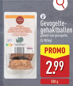 Promotie: Gevogelte-gehaktballen