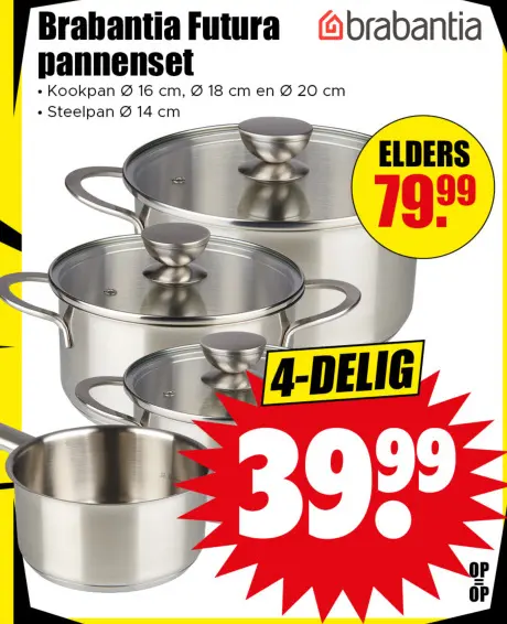 Aanbieding: Futura pannenset
