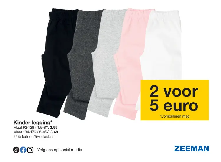 Promotie: Kinder legging
