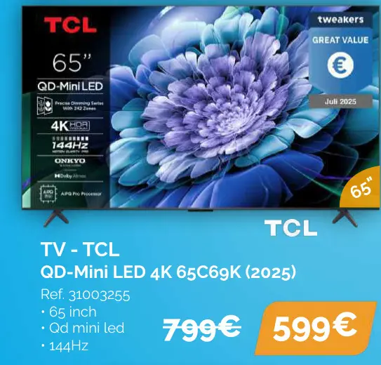 Offre: 65" QD-Mini LED TV