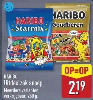 Aanbieding: Uitdeelzak snoep