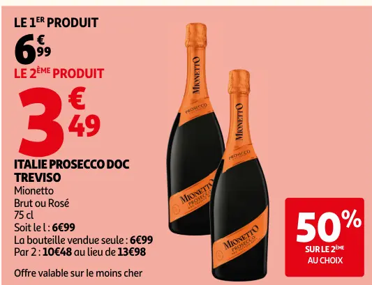 Offre: Italie prosecco doc treviso