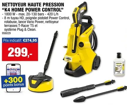 Offre: Nettoyeur haute pression "k4 home power control"