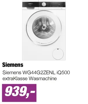 Aanbieding: Siemens WG44G2ZENL iQ500 extraKlasse Wasmachine