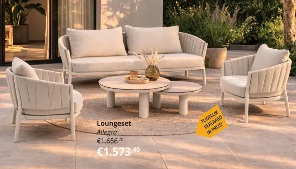 Promotie: Loungeset Allegra