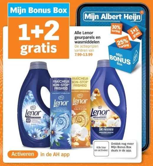 Aanbieding: Alle Lenor geurparels en wasmiddelen