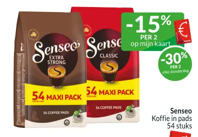 Promotie: Koffie in pads