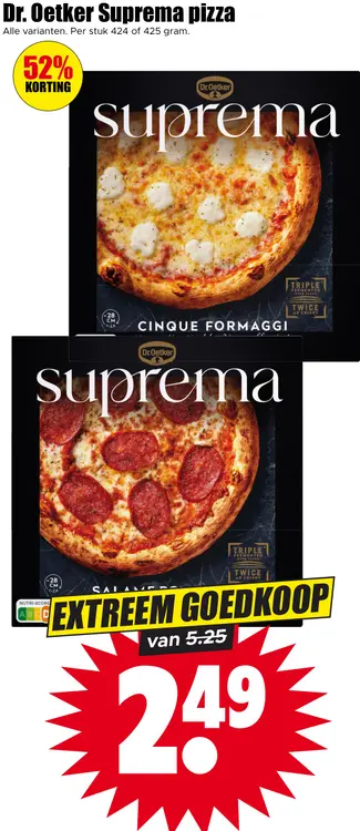 Aanbieding: Suprema pizza