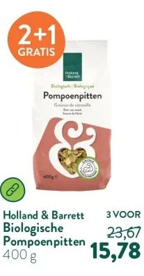 Aanbieding: Biologische Pompoenpitten