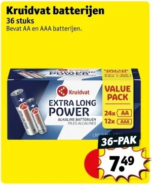 Aanbieding: Batterijen