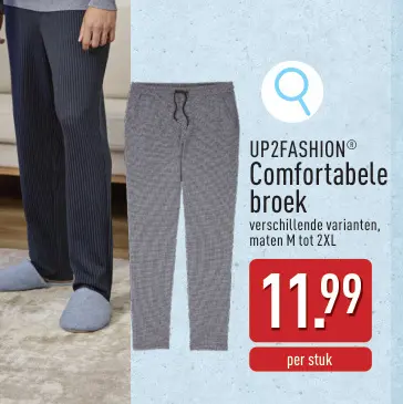Promotie: Comfortabele broek