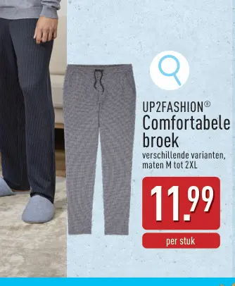 Promotie: Comfortabele broek