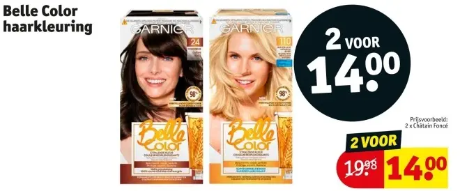 Promotie: Belle Color haarkleuring