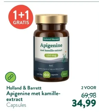 Aanbieding: Apigenine met kamille-extract Capsules