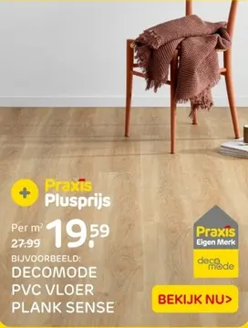 Aanbieding: Decomode pvc vloer plank sense
