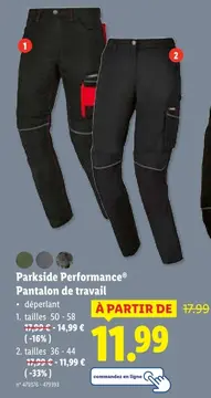 Offre: Pantalon de travail