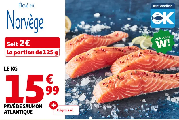 Offre: Pavé de saumon atlantique