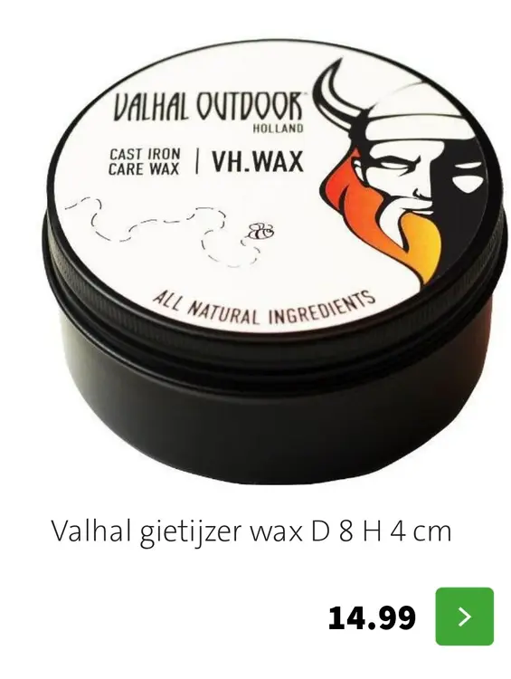 Aanbieding: Valhal gietijzer wax