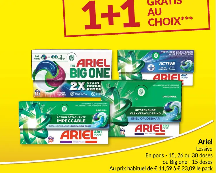 Offre: Ariel Lessive