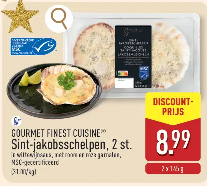 Promotie: Sint-jakobsschelpen