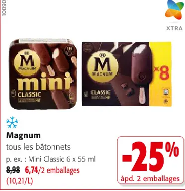 Offre: Magnum tous les bâtonnets