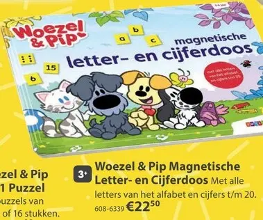 Aanbieding: Magnetische Letter- en Cijferdoos