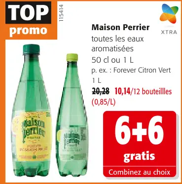 Offre: eaux aromatisées