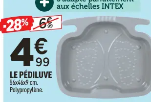 Offre: Le pédiluve