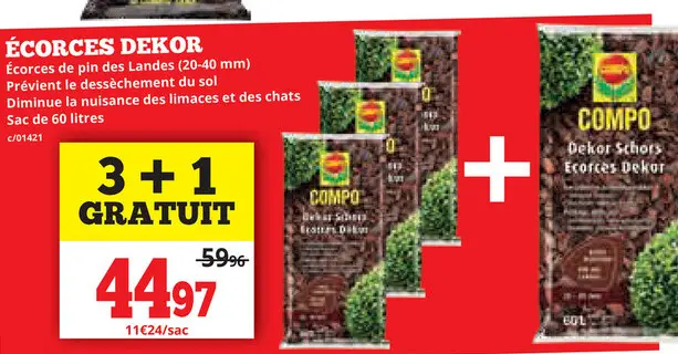Offre: Écorces dekor