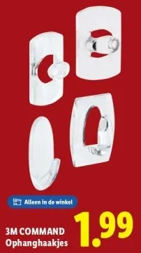 Aanbieding: 3M COMMAND Ophanghaakjes