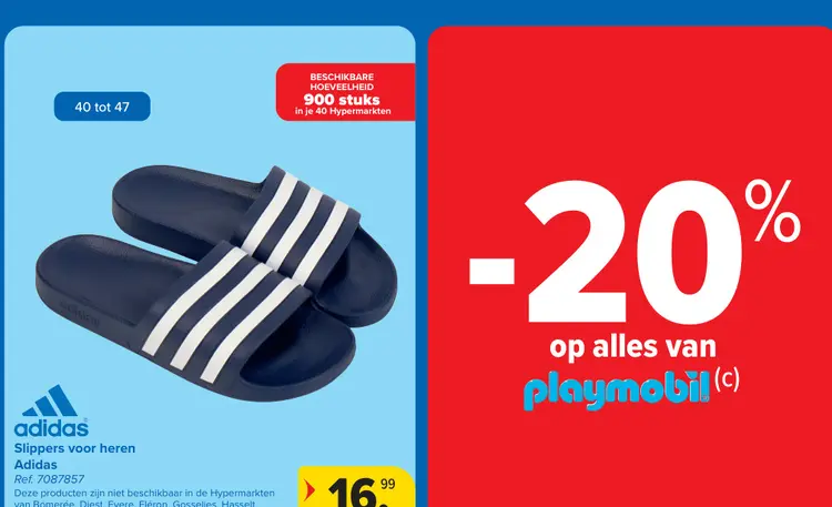 Promotie: Slippers voor heren