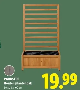 Aanbieding: Houten plantenbak