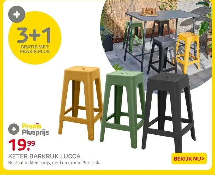 Aanbieding: Keter barkruk lucca