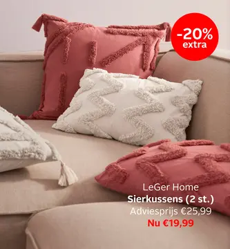 Aanbieding: LeGer Home Sierkussens