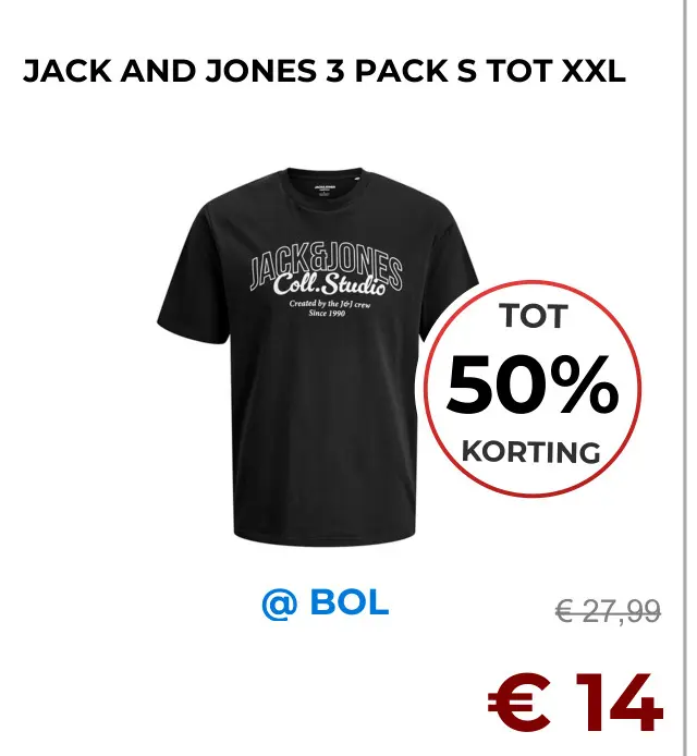 Aanbieding: Jack and jones