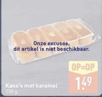 Aanbieding: Kano's met karamel